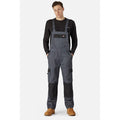 Slate Grey-Black - Front - Dickies Mens Bib And Brace Trouser