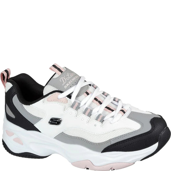 Black and white ladies clearance skechers