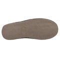 Brown - Side - Hush Puppies Mens Coady Suede Slippers