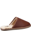 Tan - Lifestyle - Hush Puppies Mens Coady Leather Slippers