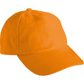 Orange - Front - Myrtle Beach Adults Unisex 6 Panel Raver Cap