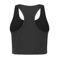 Black - Back - Girlfriend Collective Womens-Ladies Paloma Ribbed Racerback Bra