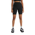 Black - Side - Girlfriend Collective Womens-Ladies Ribbed Cycling Shorts