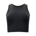 Black - Front - Girlfriend Collective Womens-Ladies Dylan Ribbed Bra