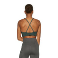 Moss - Back - Girlfriend Collective Womens-Ladies Topanga Cross Back Bra