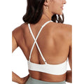 Ivory - Back - Girlfriend Collective Womens-Ladies Topanga Cross Back Bra