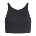 Black - Front - Girlfriend Collective Womens-Ladies Topanga Cross Back Bra