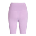 Lilac - Back - Girlfriend Collective Womens-Ladies Compressive High Rise Cycling Shorts