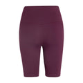 Plum - Back - Girlfriend Collective Womens-Ladies Compressive High Rise Cycling Shorts