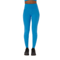 Ibiza Blue - Front - Girlfriend Collective Womens-Ladies Float Ultra Light High Rise 7-8 Leggings