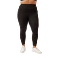 Black - Back - Girlfriend Collective Womens-Ladies Float Ultra Light High Rise 7-8 Leggings