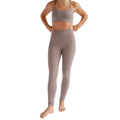 Heather Cocoon - Front - Girlfriend Collective Womens-Ladies Float Ultra Light High Rise 7-8 Leggings