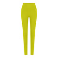 Chartreuse - Front - Girlfriend Collective Womens-Ladies Compressive High Rise Long Leggings