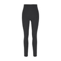 Black - Front - Girlfriend Collective Womens-Ladies Compressive High Rise Long Leggings