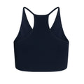 Midnight - Front - Girlfriend Collective Womens-Ladies Float Cleo Halter Neck Bra