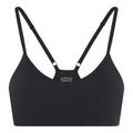 Raven - Front - Girlfriend Collective Womens-Ladies V Neck Bralette