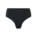 Raven - Front - Girlfriend Collective Womens-Ladies Bonded High Rise Thong