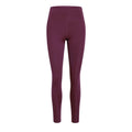 Plum - Front - Girlfriend Collective Womens-Ladies Pocket High Rise Long Leggings