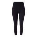 Black - Front - Girlfriend Collective Womens-Ladies Pocket High Rise Long Leggings