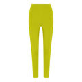 Chartreuse - Front - Girlfriend Collective Womens-Ladies Compressive High Rise 7-8 Leggings