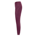 Plum - Side - Girlfriend Collective Womens-Ladies Compressive High Rise 7-8 Leggings