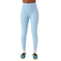 Cerulean - Side - Girlfriend Collective Womens-Ladies Compressive High Rise 7-8 Leggings