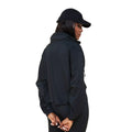 Black - Back - Girlfriend Collective Womens-Ladies Hummingbird Half Zip Windbreaker