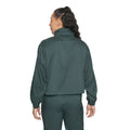 Moss - Back - Girlfriend Collective Womens-Ladies Hummingbird Half Zip Windbreaker