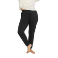 Black - Side - Girlfriend Collective Womens-Ladies Reset Straight Leg Slim Jogging Bottoms