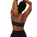 Black - Back - Girlfriend Collective Womens-Ladies Andy Split Strap Sports Bra