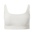 Ivory - Front - Girlfriend Collective Womens-Ladies Andy Split Strap Sports Bra