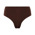 Espresso - Front - Girlfriend Collective Womens-Ladies Bonded High Rise Briefs