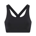 Black - Front - Girlfriend Collective Womens-Ladies Simone High Support Bra