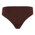 Espresso - Back - Girlfriend Collective Womens-Ladies Bonded Sports Thong