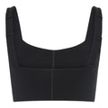 Anthracite - Back - Girlfriend Collective Womens-Ladies Luxe Addison Bra