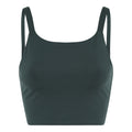 Moss - Front - Girlfriend Collective Womens-Ladies Mia High-Neck Sports Bra