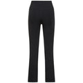 Black - Back - Girlfriend Collective Womens-Ladies Luxe Split Hem Leggings