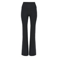 Black - Front - Girlfriend Collective Womens-Ladies Flared Leggings