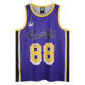 Purple - Front - Amplified Mens Greenthumb Cypress Hill Basketball Jersey