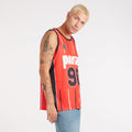 Red - Side - Amplified Mens Cowboys From Hell Pantera Basketball Jersey