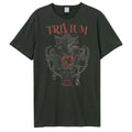 Charcoal - Front - Amplified Unisex Adult Dragon Chains Trivium T-Shirt