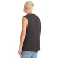 Charcoal - Back - Amplified Mens Line Art Queen Vest Top