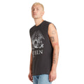 Charcoal - Lifestyle - Amplified Mens Line Art Queen Vest Top