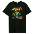 Black - Front - Amplified Unisex Adult I Am The Law Anthrax T-Shirt