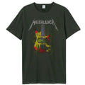 Charcoal - Front - Amplified Unisex Adult Frankenstein Guitar Metallica T-Shirt