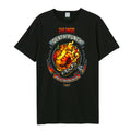 Black - Front - Amplified Unisex Adult Fire Five Finger Death Punch Halloween T-Shirt