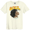 Vintage White - Front - Amplified Mens Soul Music T-Shirt