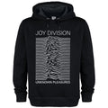 Black - Front - Amplified Unisex Adult Unknown Pleasures Joy Division Hoodie