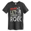 Charcoal - Front - Amplified Unisex Adult Let There Be Rock AC-DC T-Shirt