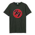 Charcoal - Front - Amplified Unisex Adult Foo Fighters Logo T-Shirt